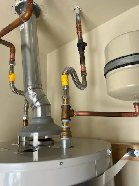 Water heater installation and plumbing repair in Spinnerville